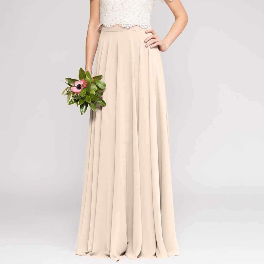 Multi-Color Avail Chiffon Maxi Skirt by Love Tanya
